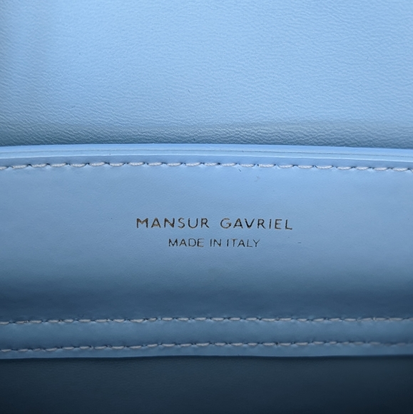 NWT MANSUR GAVRIEL Mini Lady Backpack - Sky Blue - Picture 3 of 6